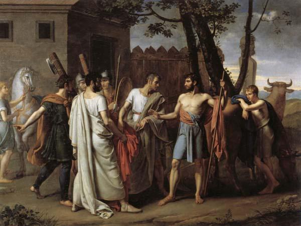 Juan Antonio Ribera Y Fernandez Cincinnatus Leaving the Plough to Bring Law to Rome Sweden oil painting art
